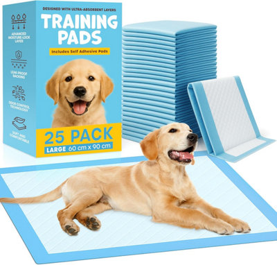 volila Super Absorbent Puppy Training Pads Leakproof Odour Control Quick Dry from B&Q