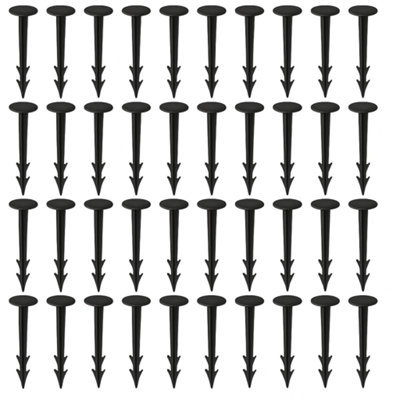Green Thumbz Garden Pegs- Pack Of 60 12Cm Ground Stakes For Weed Control & Securing Landscape Fabric from B&Q