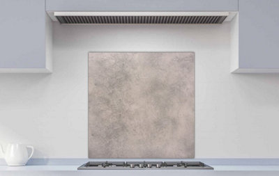 Printed Glass Kitchen Splashback - Natural White Stone Texture Background. Tile Stone Background 600X600mm 5061077336428 - Image 3