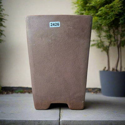 14Cm Unglazed Bonsai PotCascade14Cm X 19CmBrown from B&Q