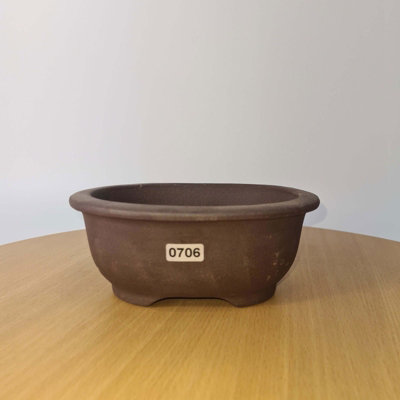 16Cm Unglazed Bonsai PotOval16Cm X 13Cm X 7CmBrown from B&Q