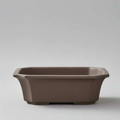 22Cm Premium Unglazed Bonsai PotRectangle22Cm X 18Cm X 7CmBrown from B&Q