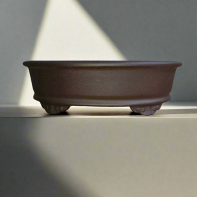 31Cm Premium Unglazed Bonsai PotOval31Cm X 24Cm X 9CmBrown from B&Q