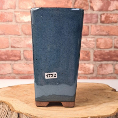 Yorkshire Bonsai 9Cm Glazed Bonsai Pot Cascade 9Cm X 17Cm Blue from B&Q