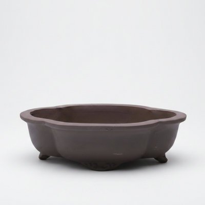 Yorkshire Bonsai Unglazed Bonsai Pot Floral 26Cm X 21Cm X 6Cm Yb1129 from B&Q