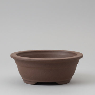  - Yorkshire Bonsai Unglazed Bonsai Pot Oval 16Cm X 12Cm X 5Cm