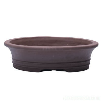 Yorkshire Bonsai Unglazed Bonsai Pot Oval 26Cm X 21Cm X 6Cm Yb1131 from B&Q