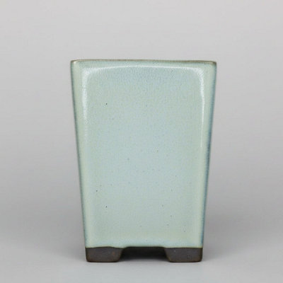 Yorkshire Bonsai 13Cm Glazed Bonsai Pot Cascade 13Cm X 19Cm White Cream from B&Q
