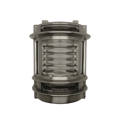 B&Q -  Navigator 09018 Outdoor Ip64 1 Light Wall Light In A Satin Nickel Finish