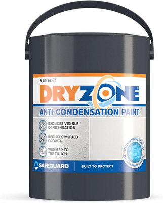 Dryzone Anti Condensation Paint (5L WhiteMatt Finish) Thermal Paint That Helps Prevent Mould & Fungal Growth On Internal Walls from B&Q