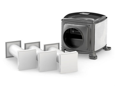 Dryzone Positive Input & Passive Ventilation Kit For CondensationLoft Cube Piv Unit With Heater3 Passive Telescopic Wall Vents from B&Q