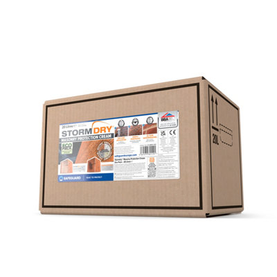 Stormdry Masonry Protection Cream Eco-Packaging 20L - Exterior Brick Sealer - Image 3