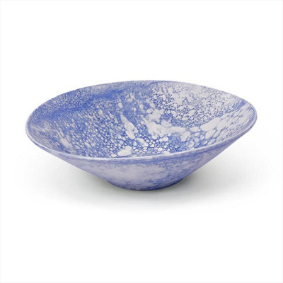 Verano Spanish Ceramics Burbujas Kitchen Dining Ceramic Large Conical Bowl 37X11cm