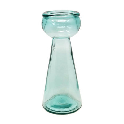 Verano Spanish Ceramics Recycled Glass Clear Home Décor Candle Holders (H) 30Cm from B&Q