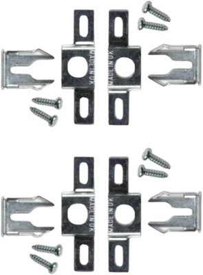 SISI UK Antitheft Security Picture Hangers Kit Security Hardware Kit For Wooden Polymer Picture Photo Frames Kit A Pack Of 10 from B&Q
