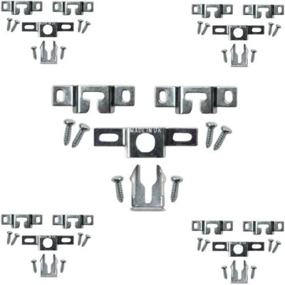 SISI UK Antitheft Security Picture Hangers Kit Security Hardware Kit For Wooden Polymer Picture Photo Frames Kit B Pack Of 10 from B&Q