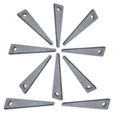 SISI UK Drive In Hammer In Vine Eyes 75mm Hardened Steel Traditional Hammer In Vine Eyes For Garden Fixtures (Pack Of 10) from B&Q