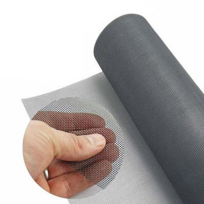 Pest O One Insect MeshIdeal For Covering Windows (Grey Mesh 1.2 Mt Wide) Sold By The Meter from B&Q
