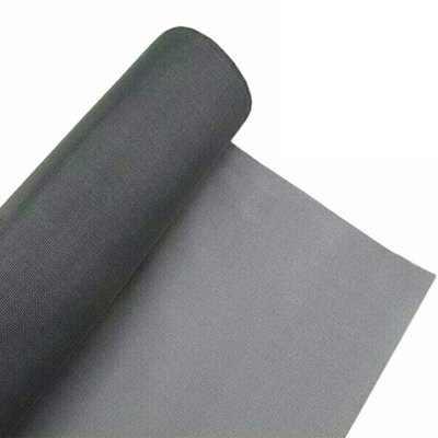 Pest O One Insect Mesh For Window Mosquito Window Screen Fly Screen Replacement Fibreglass Fly Bug Net Grey Colour 50 Meters (1.2Mtr Wide) from B&Q