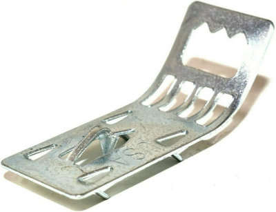 Sisi UK Foam Board Hangers Pack Of 50 Zinc Plated Metal Press In Clips For Mounting Artwork Photos Prints On 5mm Foam Core Boards from B&Q
