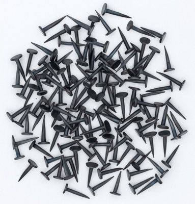 Sisi UK 15mm Improved Cut Webbing Tacks 50G Pack Blued Steel Nails For Webbing Hessian Jute Chair & Furniture Repair Upholstery Tacks from B&Q