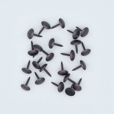 Sisi UK Antique Bronze Upholstery Tacks 13mm Length 10mm Dome Head Decorative Nails For Furniture Cork Boards Craft Pack Of 20 from B&Q