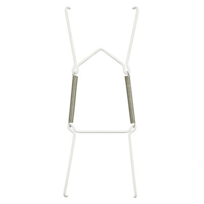 Sisi UK 2 Pack Invisible Plate Hangers 19 To 28Cm Wall Spring Wire Display Hooks For Hanging Decorative Plates Ceramic Dishes & Tiles No 2 from B&Q