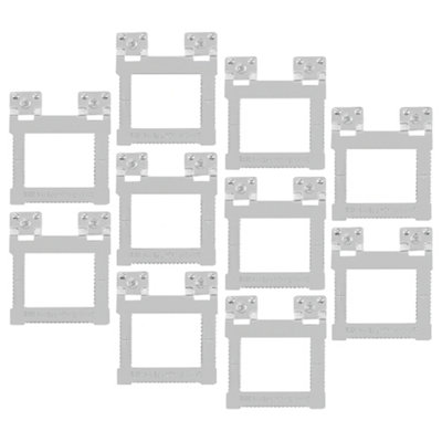 Sisi UK 10 Pack Cwh3 Micro Sawtooth Picture Hangers With Screws For Aluminium Frames Canvas And Wall Mount Art Hanging Kit from B&Q