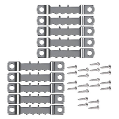 Sisi UK Sawtooth Picture Hangers 45mm Nickel Pack Of 10 With Screws For Wood Frame Photo Canvas Art Wall Mounting from B&Q