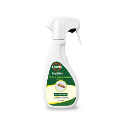 Pest O One Oa2Ki Moth Spray 500Ml Pesticide Free Fast Knockdown For Clothes Moth And Carpet Moth from B&Q