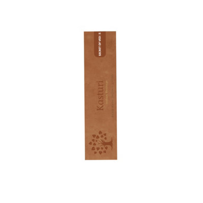 SECRET OF VEDAS Kasturi Incense Sticks 100G Traditional Musky Home Fragrance Agarbatti Incense from B&Q