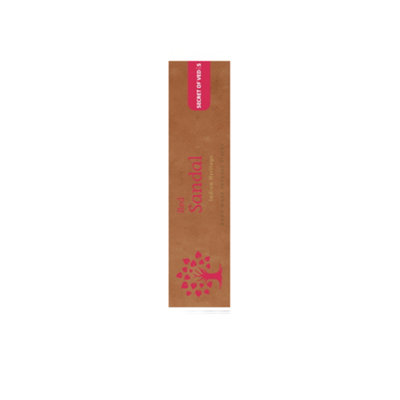 SECRET OF VEDAS Red Sandal Incense Sticks 100G Sandalwood Agarbatti Traditional Masala Home Fragrance from B&Q