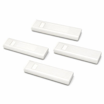 B&Q -  4 Pack Vertical Blind Cord Weight White Blind Cord Tension Weight Replacement Vertical Blind Spare Parts Blind Accessories