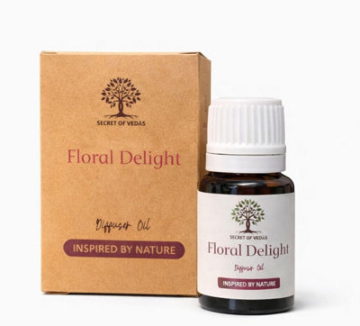 B&Q -  Floral Delight Diffuser Oil 10Ml Reed Diffuser Oil Electric Diffuser Oil Fragrance Oil Oil Burner Home Fragrance Scented Oil