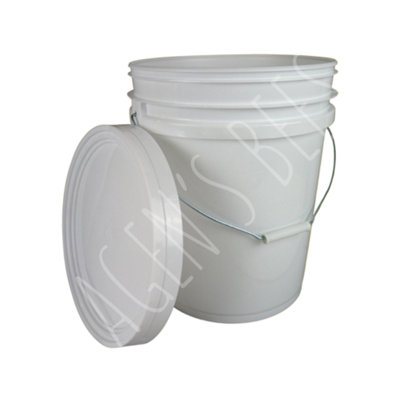  - Hagens Beekeeping Cn362 White 20L Bucket Ideal For Honey Storage