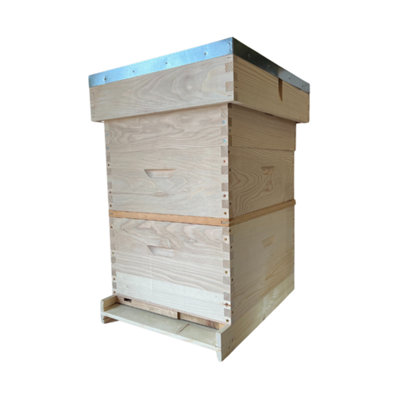 Hagens Beekeeping Kd910 LangstrothComplete Hive Kit With Frames & Wax FoundationPine from B&Q