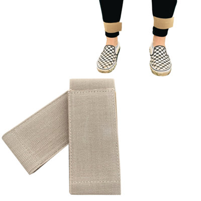 Hagens Beekeeping White Canvas Leg Straps For Beesuit With Velcro from B&Q