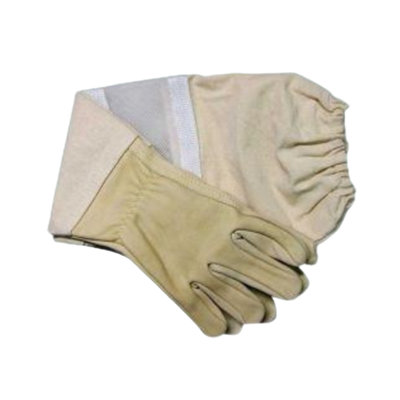 Hagens Budget Beekeeping White Canvas/leather Vented Leather GlovesXxl from B&Q