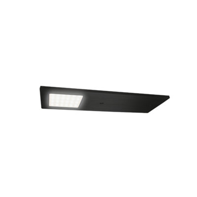 Unknown FittingscoSiena Led Under Cabinet Light190mm RectangleNatural White 4000 4500KMatte BlackLight Fixture Only from B&Q