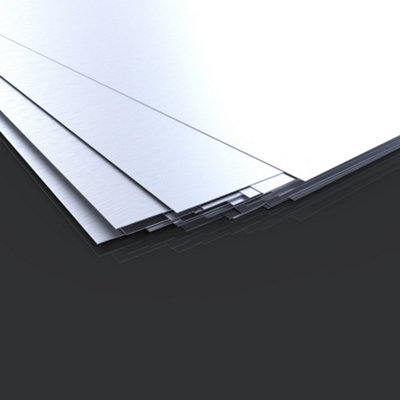 2mm Aluminium Sheet 400mm X 400mm from B&Q