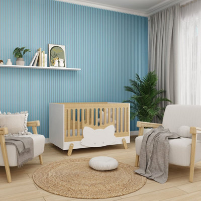 B&Q - Jōbū Jobu Acoustic Wall Panels In Baby Blue With Black Backing 240Cm X 60Cm (3 Pack)