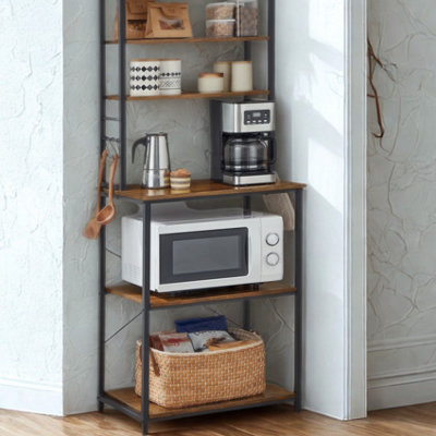 FURNOLD Industrial 6 Tier Wide Kitchen Storage Rack With Shelves from B&Q