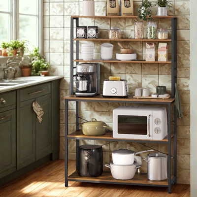 FURNOLD Industrial 6 Tier Kitchen Storage Rack With Shelves from B&Q