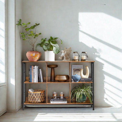 FURNOLD Industrial 3 Tier Bookcase Storage Shelves Unit from B&Q
