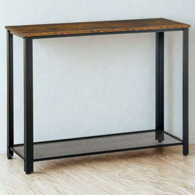 B&Q -  Industrial 2 Tier Entryway Hallway Console Table