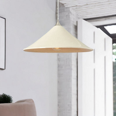 BMBO Wooden Large Dome Ceiling Light Pendant Shade Natural Brown from B&Q