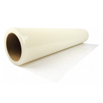 HEATON WHOLESALE 600mm X 50M Waterproof Self Adhesive Super Sticky Carpet Protection Film Ideal For Stairs & Carpets from B&Q