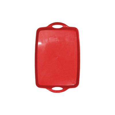Red Large Plastic Serving Tray For FoodDrinksBuffetAnd Catering Events from B&Q