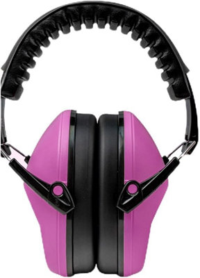Domira Ear Defender Noise Cancelling Ear Defenders Kids Hearing Protection Shooting Ear Defenders Soundproof Muffs Pink from B&Q