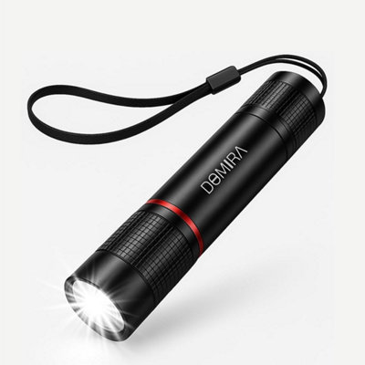  - Domira Rechargeable Led Torch Super Bright High Power Flashlight Usb Pocket Torch For Camping Hiking With Type C Cable